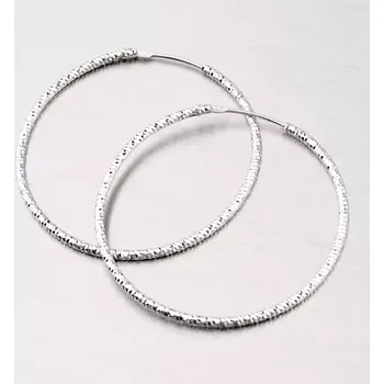 Náušnice Dámské náušnice stříbro 925 - kruhy 45 mm M8020ND150