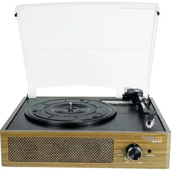 Gramofon Technaxx TX-186 USB gramofon řemínkový pohon hnědá