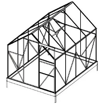 Příslušenství pro skleník Náhradní prosklení pro skleník LANITPLAST PLUGIN 6x8 PC 4 mm LG3053