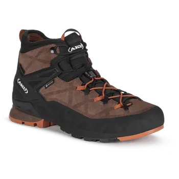 Pánská treková obuv AKU Rock Dfs Mid GTX Barva: BROWN/RUST / Velikost: 10.5
