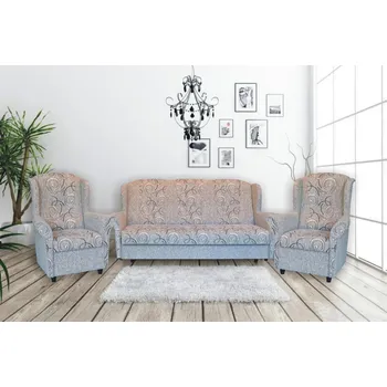 Sedací souprava FN Sedací souprava Agáta MAX 3F+1+1 béžová - Rosita 104/koo