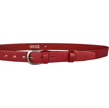 Opasek PENNY BELTS Kožený opasek 30-191-93 červený - 85 cm