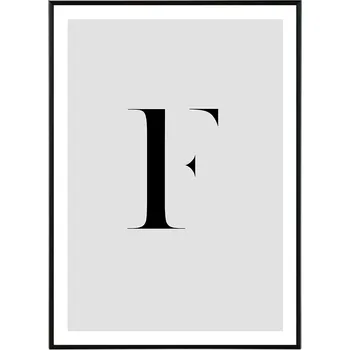 Obraz La forma Design studio Letter F 30x40 cm