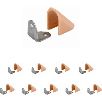 Walteco Spojovací úhelník s krytkou, béžový Množství: 10 ks