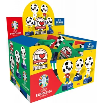 Sběratelství 2023-24 Topps EURO 2024 Figurka I Love Football Box