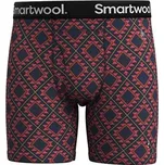 Boxerky SMARTWOOL M MERINO PRINT BOXER BRIEF BOXED Man velikost S