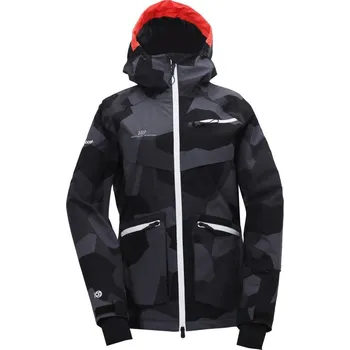 Sport 2117 Nyhem Eco dámská lyžařská bunda černá maskáčový vzor S