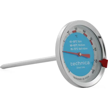 Kuchyňský teploměr Vpichový teploměr od 0 do 100°C | TECHNICA, Silver Line