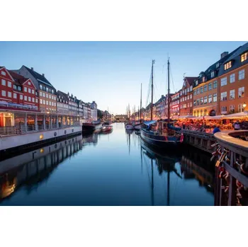 Plakát Plakát, Obraz - Colorful houses along the canal at, Malorny