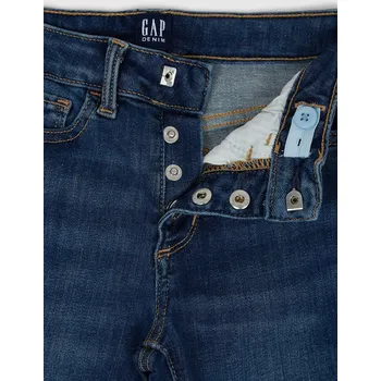 Pánské džíny GAP Dětské džíny high rise jegging - Holky GAP modrá | bílá 2141438