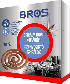 BROS Insekticidní spirály proti komárům 10 ks 