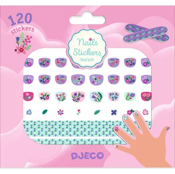kreativní sada Manikúra – nálepky na nehty pro malé parádnice – Květinky