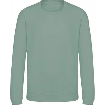 Chlapecká mikina Just Hoods Dětská mikina Awdis s dvojitým prošitím 80% bavlna Barva: zelená tmavá, Velikost: 7-8 let JH030K