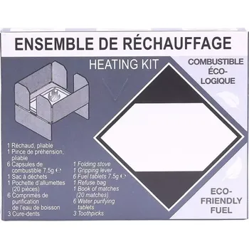 Turistický vařič Nouzová sada na ohřev jídla BCB (Sada doplňků určených pro snadný ohřev stravy a tekutin v přírodě.)