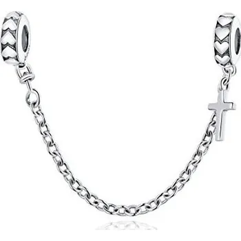 Přívěsek NUBIS® Stříbrný bezpečnostní řetízek na náramek - S0017