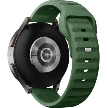 Příslušenství k chytrým hodinkám Perforovaný strukturovaný řemínek 20mm Barva: Zelená