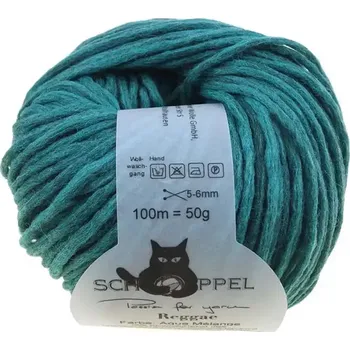 Příze Schoppel Wolle Reggae 5100 M Aqua Mélange (Příze merino Reggae 5100 M Aqua Mélange)