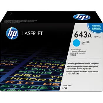 HP 643A Azurová originální tonerová kazeta LaserJet