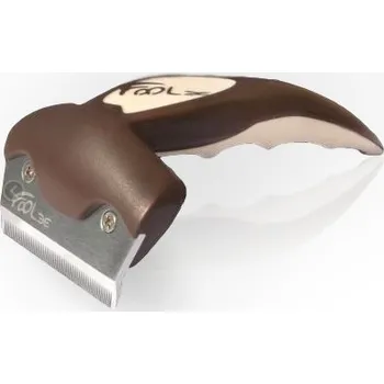 Kosmetika pro kočku Trimovací hřeben Foolee One na kočky, králíky a fretky. Účinný a šetrný Barva: Čokoládová, Šířka hřebene: S 4,5 cm