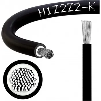 elektrický kabel Solární kabel H1Z2Z2-K 6 SW 6mm2 černý