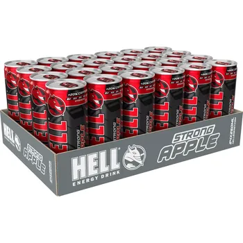 Energetický nápoj HELL Strong Apple 24x250ml