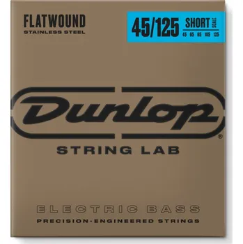 Struna pro kytaru a smyčcový nástroj Dunlop DBFS45125S Flatwound Bass 45-125