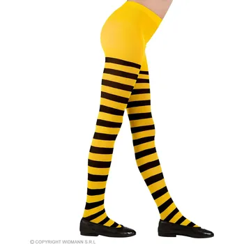 Karnevalová paruka Žluté pruhované punčocháče Včelka Dětské punčocháče: L: 11-14 let