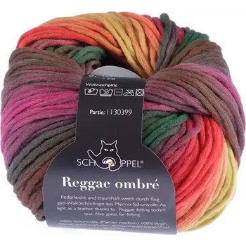 Příze Schoppel Wolle Reggae ombré 2479 Belladonna (Příze merino Reggae ombré 2479 Belladonna)