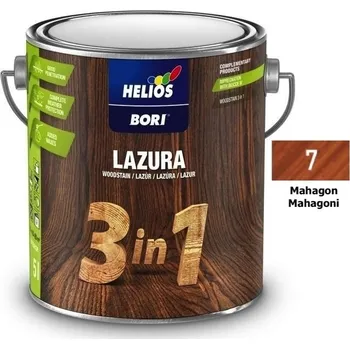 lazura Helios Bori lazura 3in1 Barva: 7 Mahagon, Objem: 5l