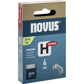 Novus Tools 042-0783 svorky z jemného drátu Typ 37 1870 ks Rozměry (d x š) 4 mm x 10.6 mm