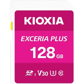 Paměťová karta Kioxia EXCERIA PLUS paměťová karta SDXC 128 GB UHS-I, v30 Video Speed Class