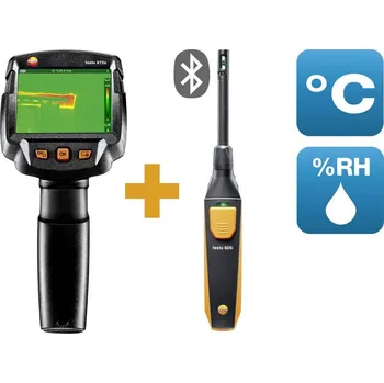 testo 872s Baudiagnose-Set termokamera, -30 do +650 °C, 240 x 180 Pixel, 9 Hz, 0560 8726