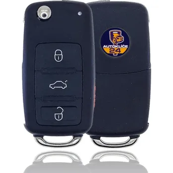 Autoklíč Dalkové ovládání Touareg Phaeton 3+1tl. PCF7947 434Mhz HU66