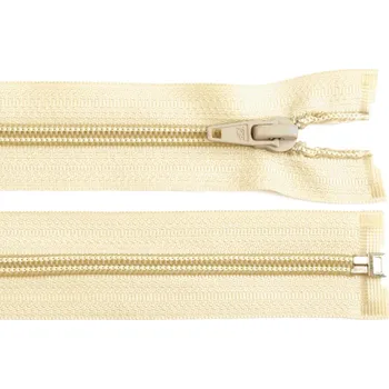 Zip Spirálový zip No 5 délka 45 cm bundový POL - krémová nejsvět.