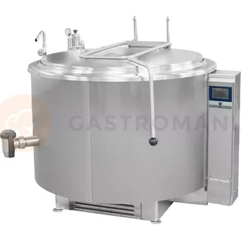 Kotel Elektrický varný kotel s nepřímým ohřevem, možnost míchadla, 42 kW, 400 V, 400 l, 1320x1330x1070 mm | RESTO QUALITY, RQK-405ER