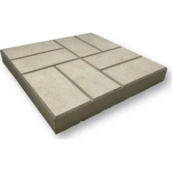 Dlažba Báča Beton Plošná dlažba chodníková - Pásky (drsné) (40 x 40 x 5 cm) Barva: Žlutá pískovec, Objednávám: Jednotlivé kusy