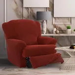 Super strečové potahy NIAGARA cihlová relaxační křeslo ( š.70 - 90 cm) 75761230