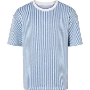 Pánská móda LIVERGY® Pánské triko (S(44/46), modrá/bílá)