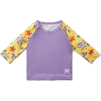 Kojenecké plavky BAMBINO MIO dětské tričko do vody s rukávem 0-6m Sand