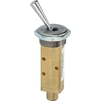 Instalatérský materiál Pneumatický ventil ovládaný páčkou dvoupolohový Parker VA13-HB24