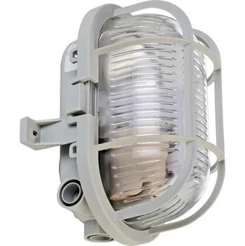 Nástěnné svítidlo Deko-Light stropní a nástěnné přisazené svítidlo - Syrma Oval, 1x max. 42 W E27, šedá 731167