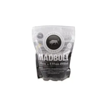 Airsoftová kulička BB MadBull Precision 0,23g, 4000ks - Bílé