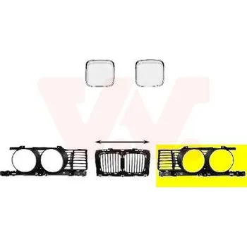 Karosérie Mřížka chladiče VAN WEZEL 0635511