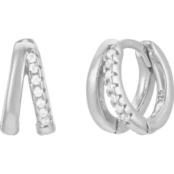 Souprava šperků Atreya Atreya Dvojité náušnice ze stříbra Jupiter's Jazz Množství: 1 samostatný kus