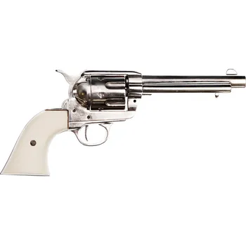 Sběratelství Replika revolver Colt Peacemaker 5,5", chrom, Ivory, USA 1873