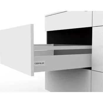 Nábytkové kování Cemux Zásuvka A BOX výška 135 mm - barva bílá Jmenovitá délka [mm]: 350