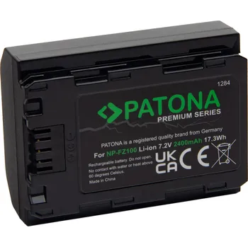 Aku Sony NP-FZ100 2400mAh Li-Ion Premium