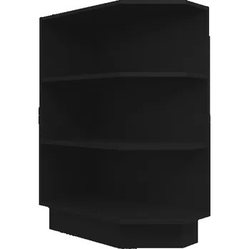 Kuchyňská skříňka ArtExt Kuchyňská skříňka spodní ukončovací BONN | D6 30 Barva korpusu: Černá