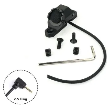 Airsoft Taktický tlakový spínač SKILL typu M-lok / KeyMod, 2,5mm - Černý