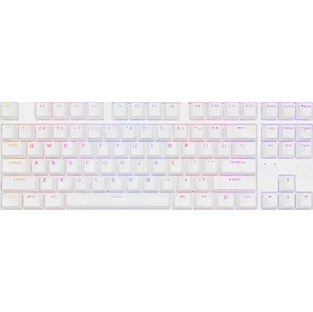 Klávesnice Genesis herní mechanická klávesnice THOR 404/RGB/Khail Box Brown/Drátová USB/US layout/Bílá
